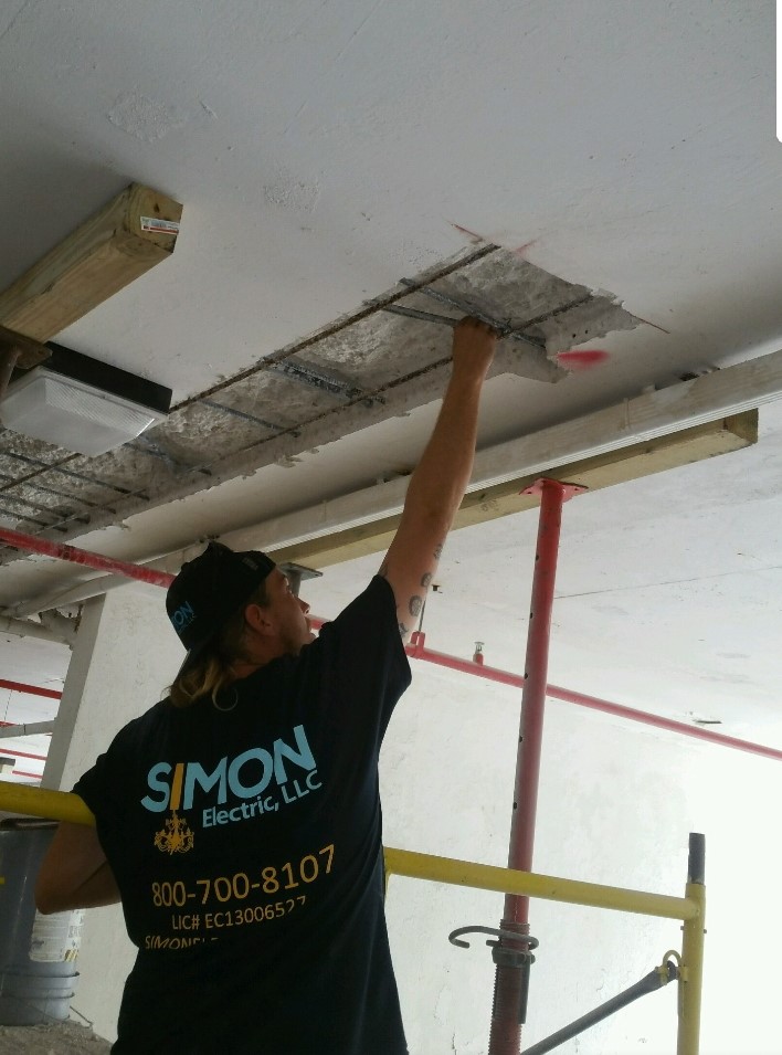 Electrical Work for Concrete Restoration Project in Delray Beach, FL
