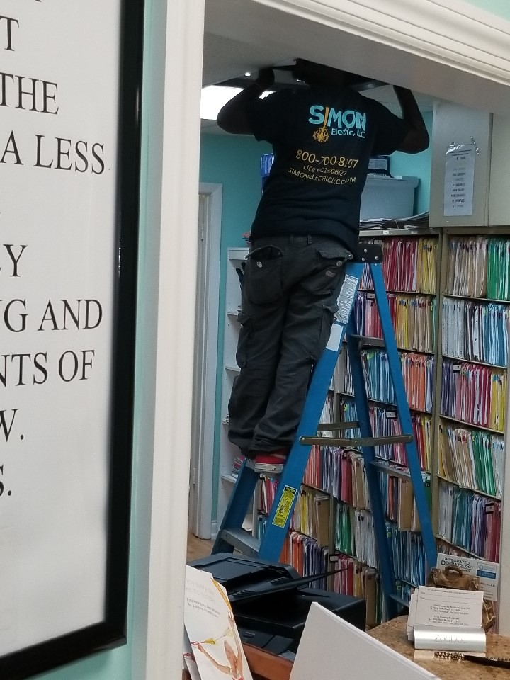 Electrical Wiring in Dentist's Office - Delray Beach, FL