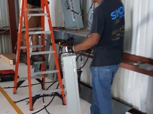Installing New Grounding for Black Hawk Helos for Department of Defense