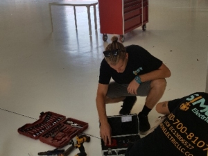 Installing New Grounding for Black Hawk Helos for Department of Defense