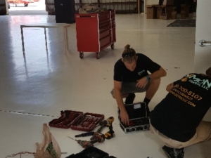 Installing New Grounding for Black Hawk Helos for Department of Defense